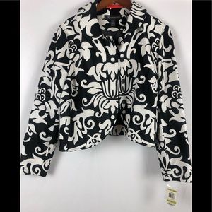 INC International Concepts Jacquard Jacket 14